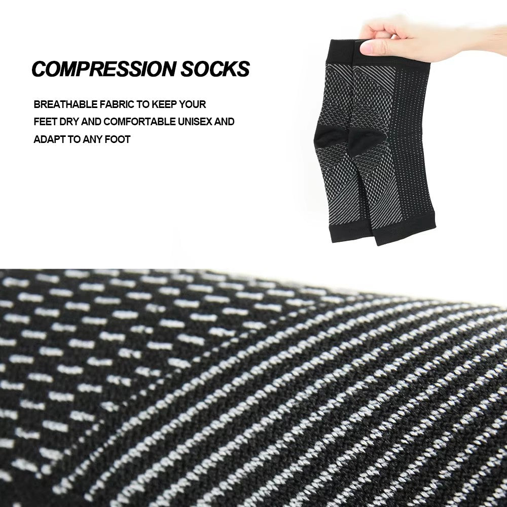 Chaussette de Compression pour Cheville – Soulagement Douleur & Soutien Articulaire